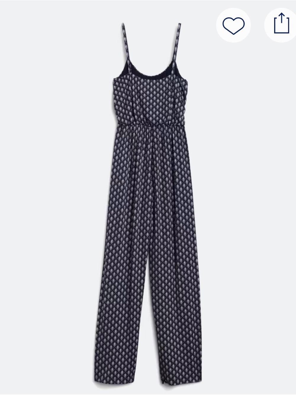 Kaileigh Stitch Fix Adalia Wide Leg Paisley Jumpsuit Pockets Size L - Picture 6 of 16